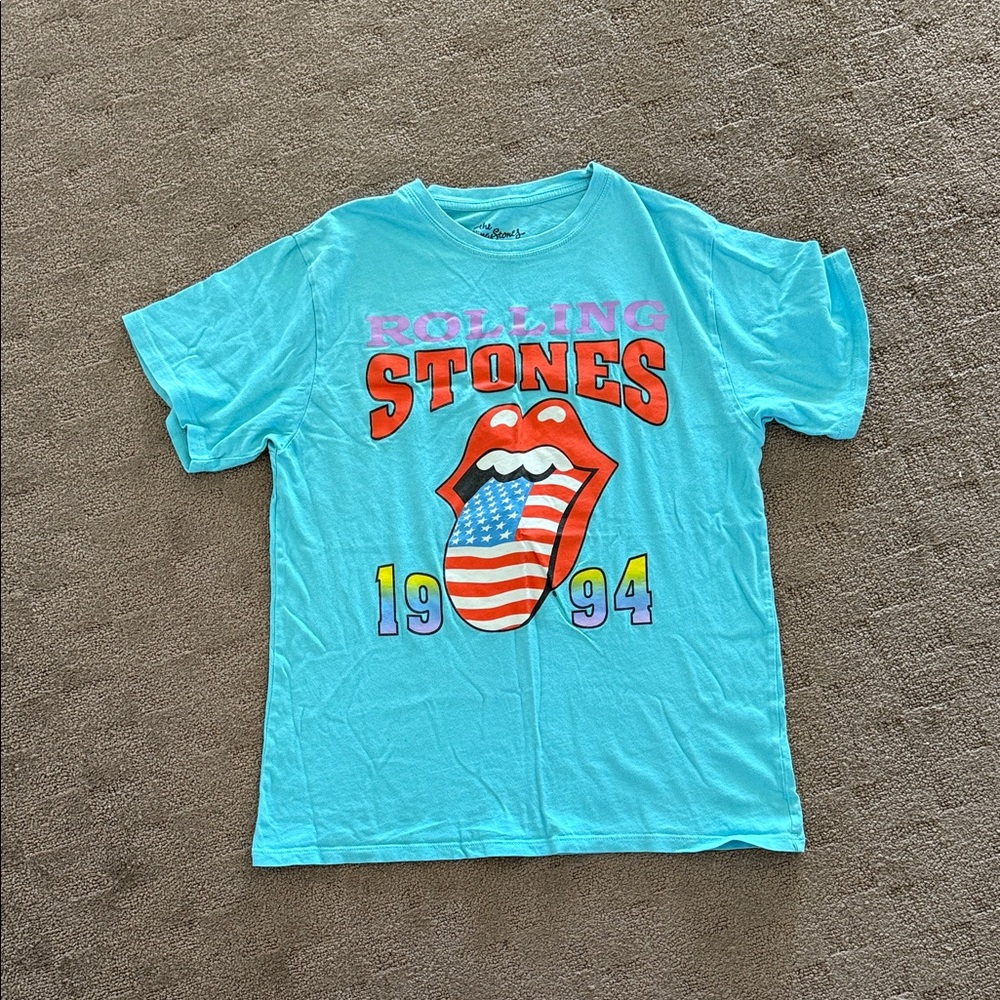 Rolling Stones Blue Graphic T-Shirt